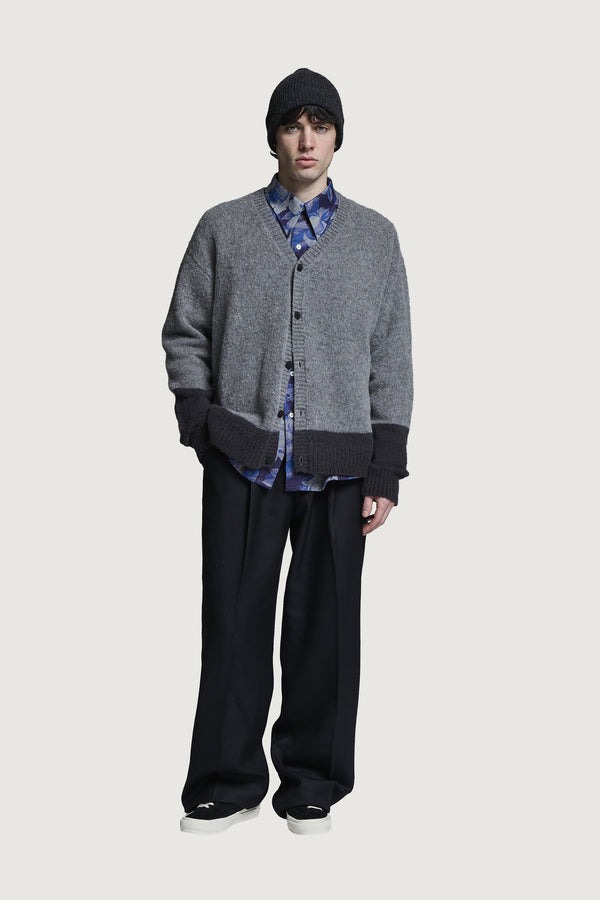 RADMIN CARDIGAN MEDIUM GREY