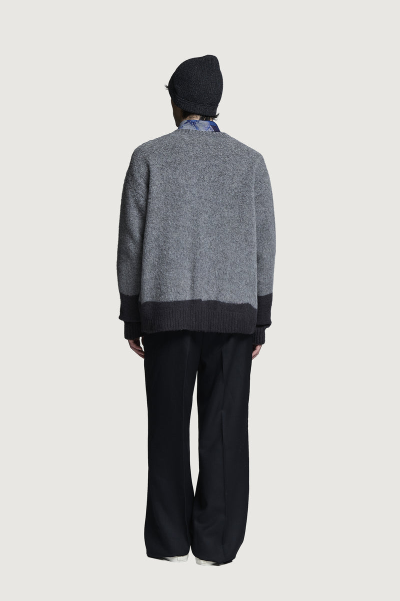 RADMIN CARDIGAN MEDIUM GREY