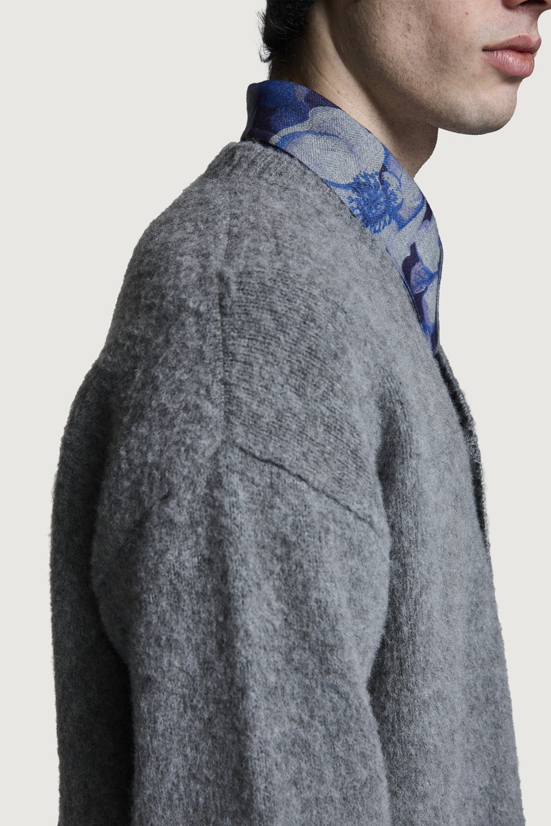 RADMIN CARDIGAN MEDIUM GREY