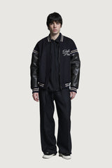 STAN BOMBER JACKET CORSIVO DARK BLUE