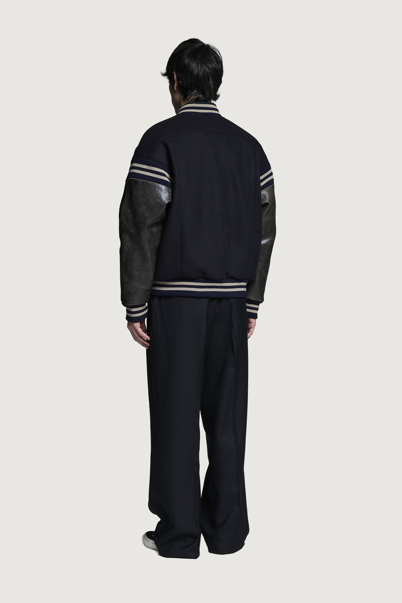 STAN BOMBER JACKET CORSIVO DARK BLUE