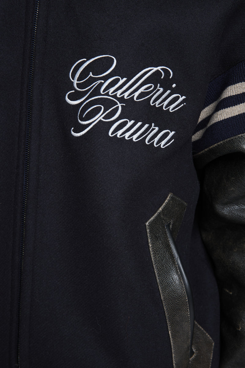 STAN BOMBER JACKET CORSIVO DARK BLUE