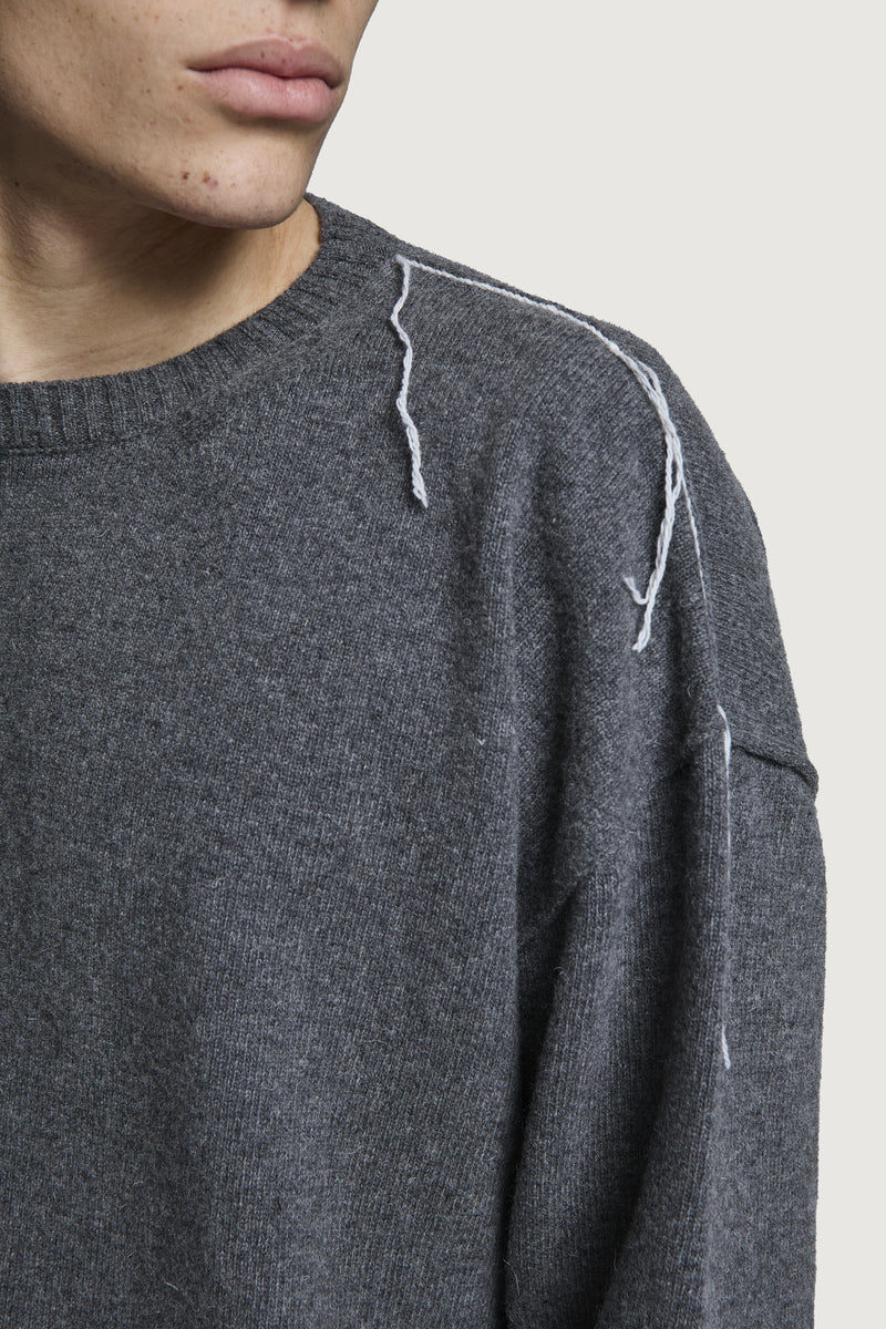 RIMINI CARDIGAN MEDIUM GREY