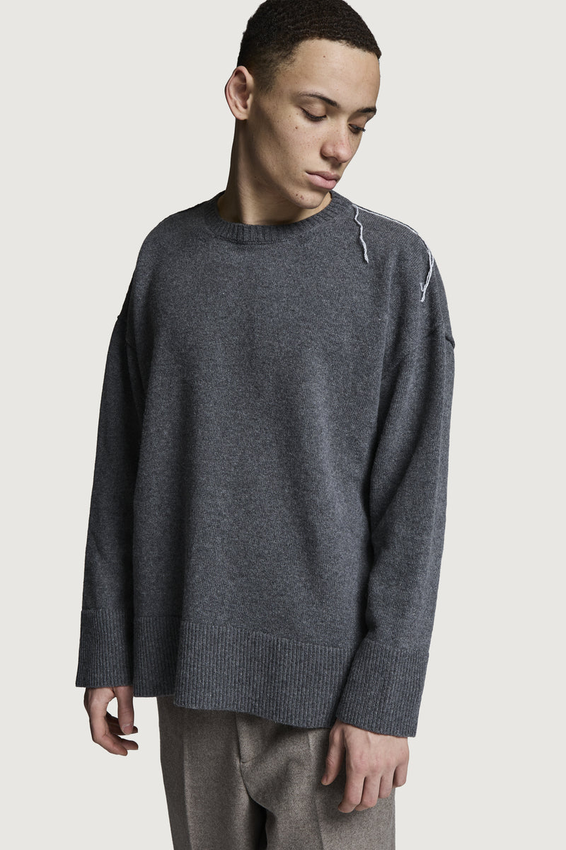 RIMINI CARDIGAN MEDIUM GREY