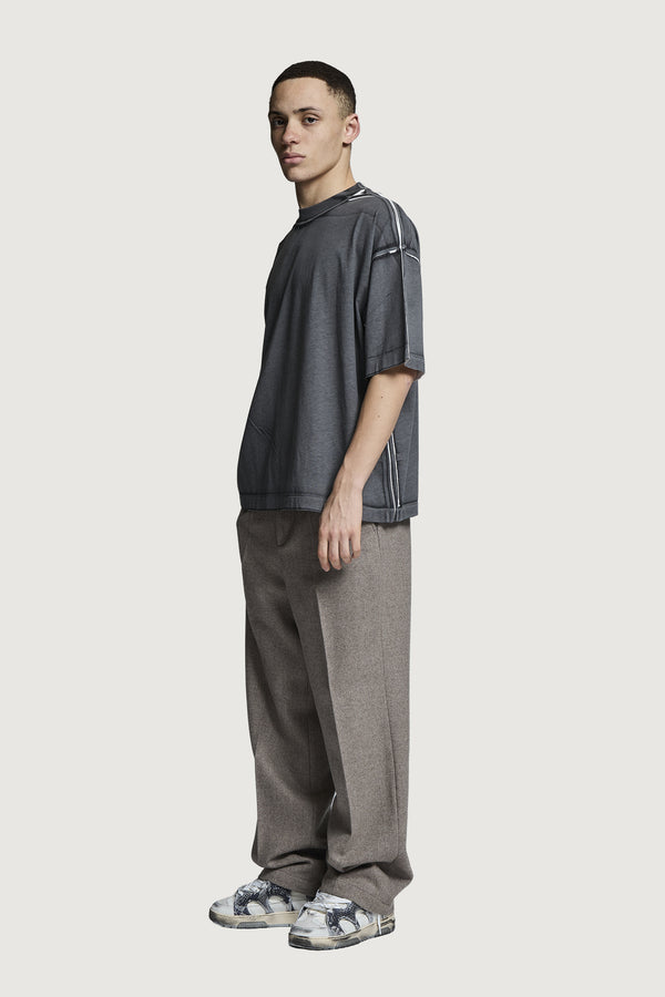 COSTA OVERSIZED T-SHIRT ALL OVER DARK GREY