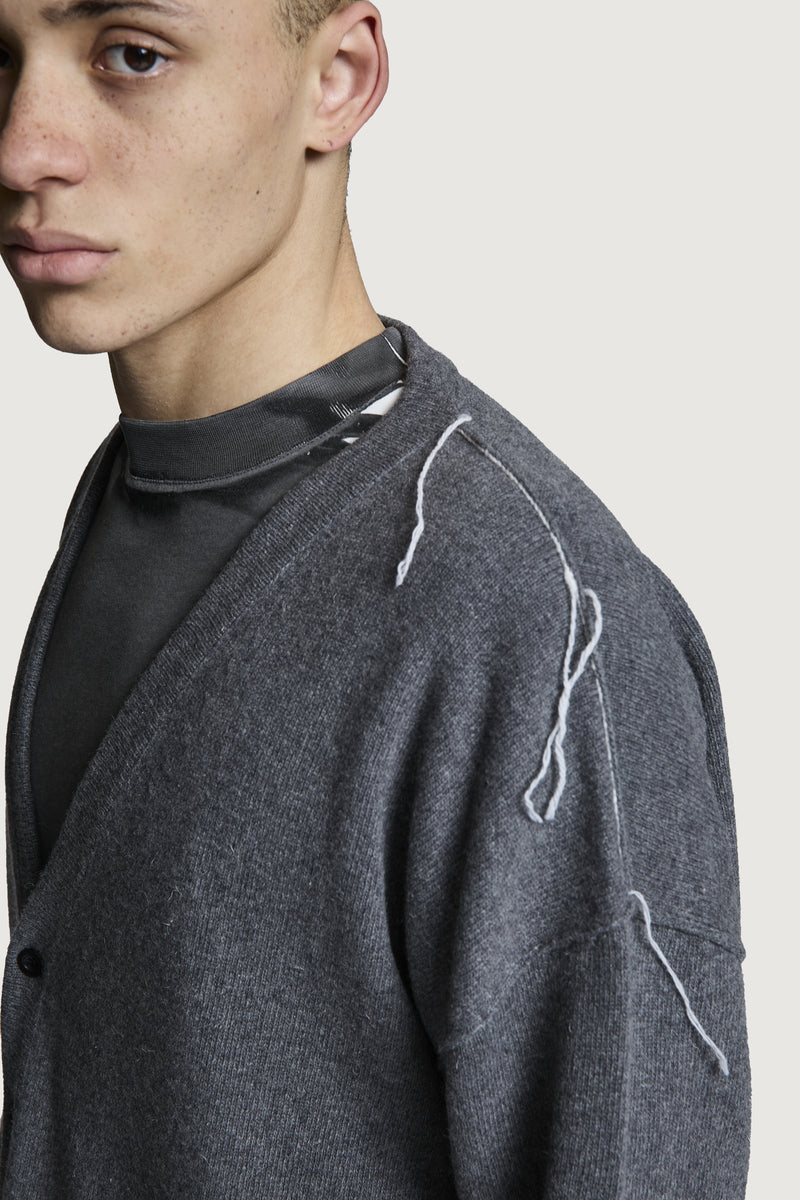 RIMINI CARDIGAN MEDIUM GREY