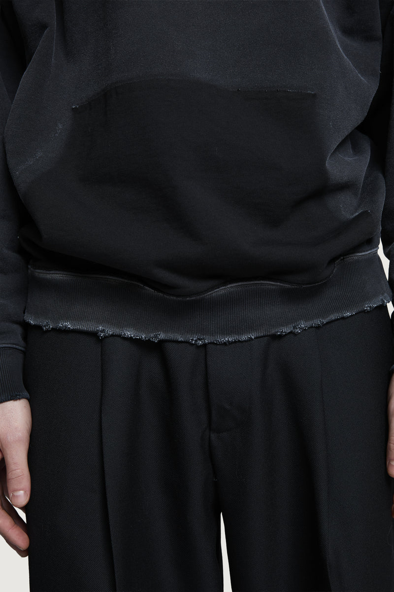 SANTI HOODIE SWEATSHIRT GALLERIA PAURA HQ BLACK