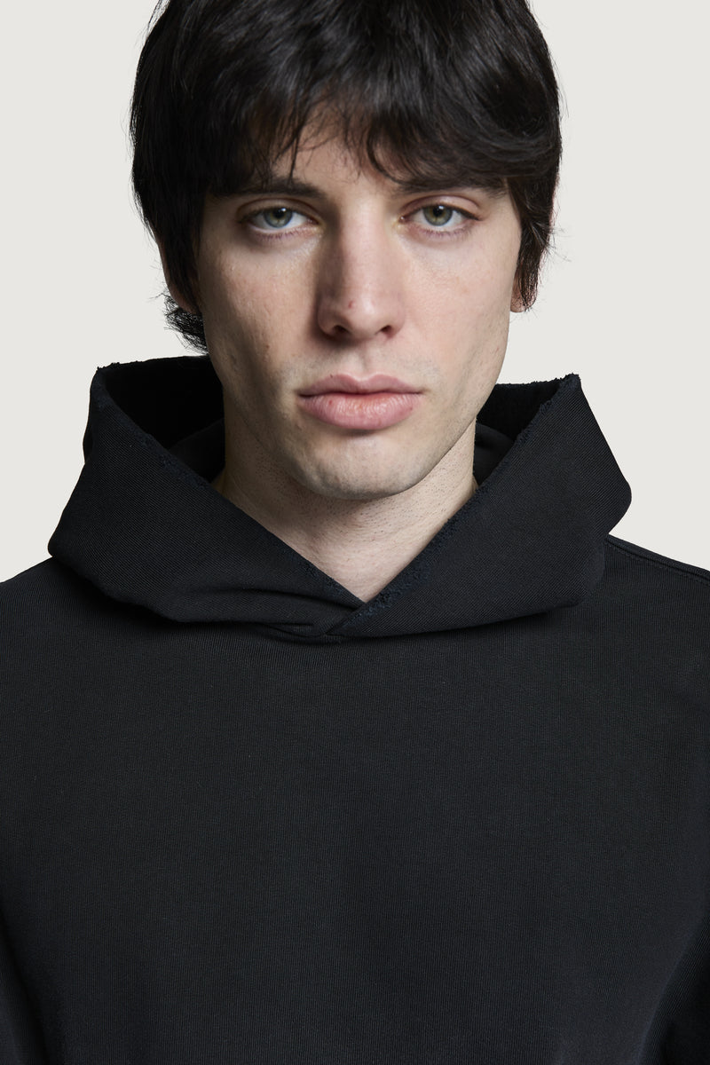 SANTI HOODIE SWEATSHIRT GALLERIA PAURA HQ BLACK