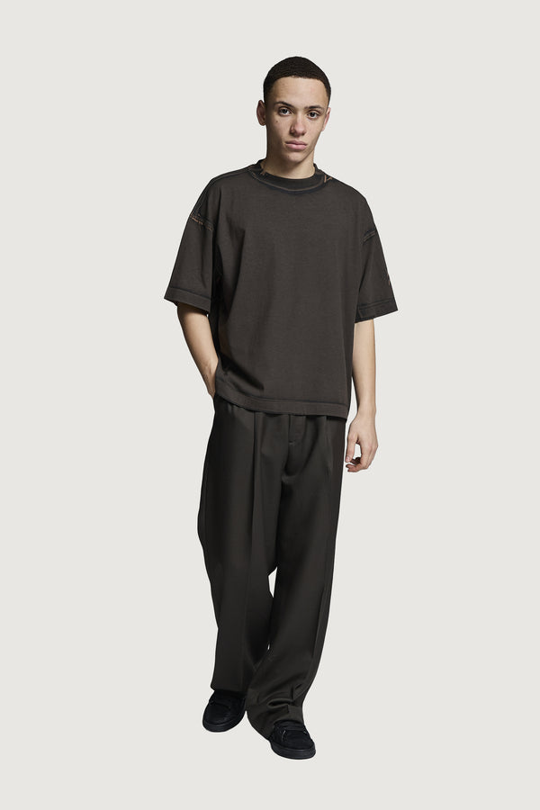 COSTA OVERSIZED T-SHIRT BROWN
