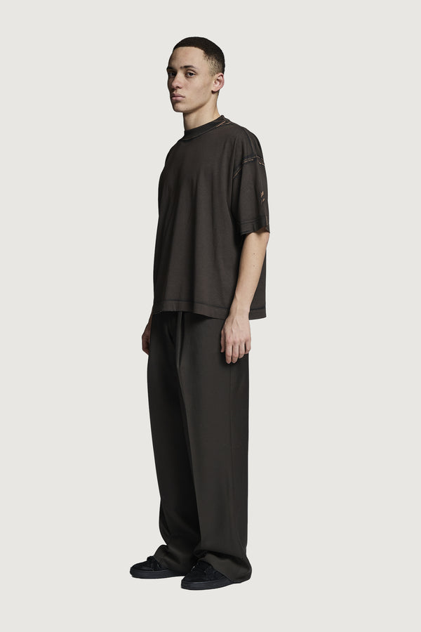 COSTA OVERSIZED T-SHIRT BROWN