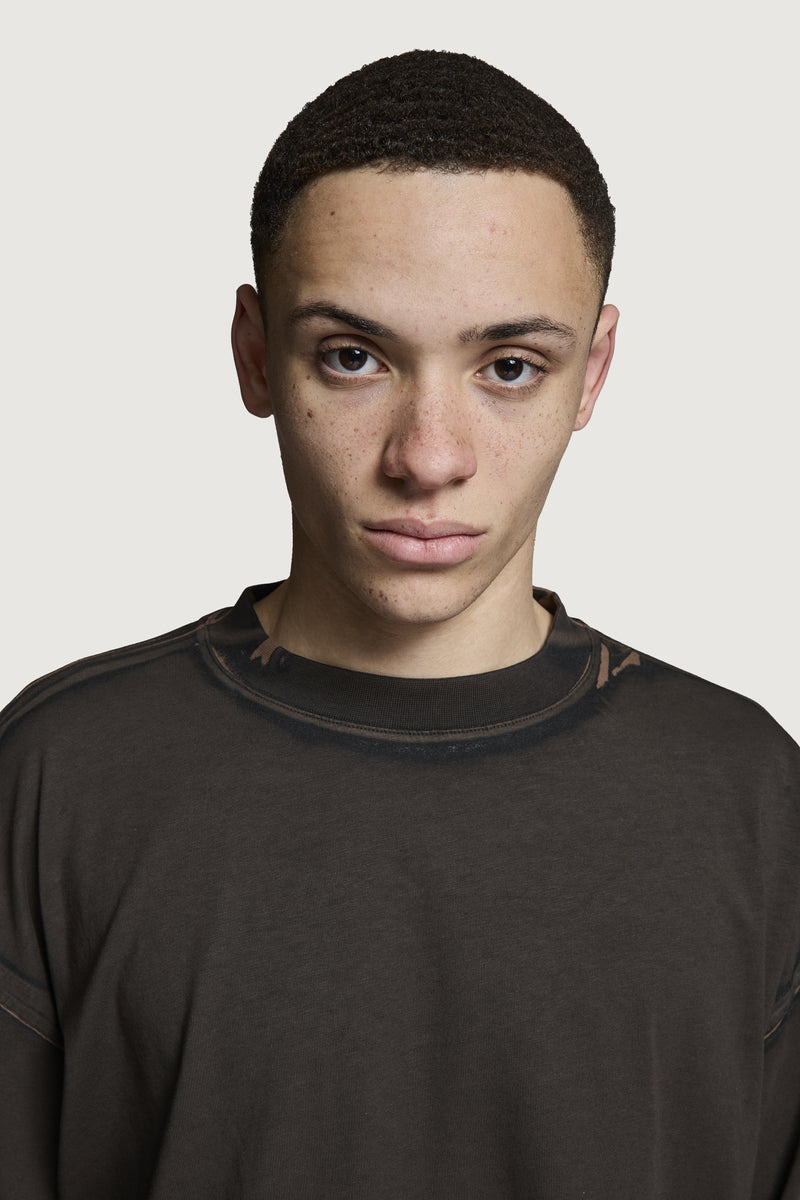 COSTA OVERSIZED T-SHIRT BROWN