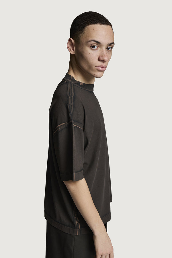 COSTA OVERSIZED T-SHIRT BROWN