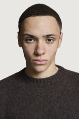 ASIA CREWNECK SWEATER BROWN