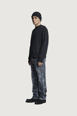 GENOVA CREWNECK SWEATER DARK GREY