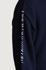 HOTAKA CREWNECK SWEATER DARK BLUE