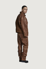 ANELLO LEATHER JACKET COGNAC