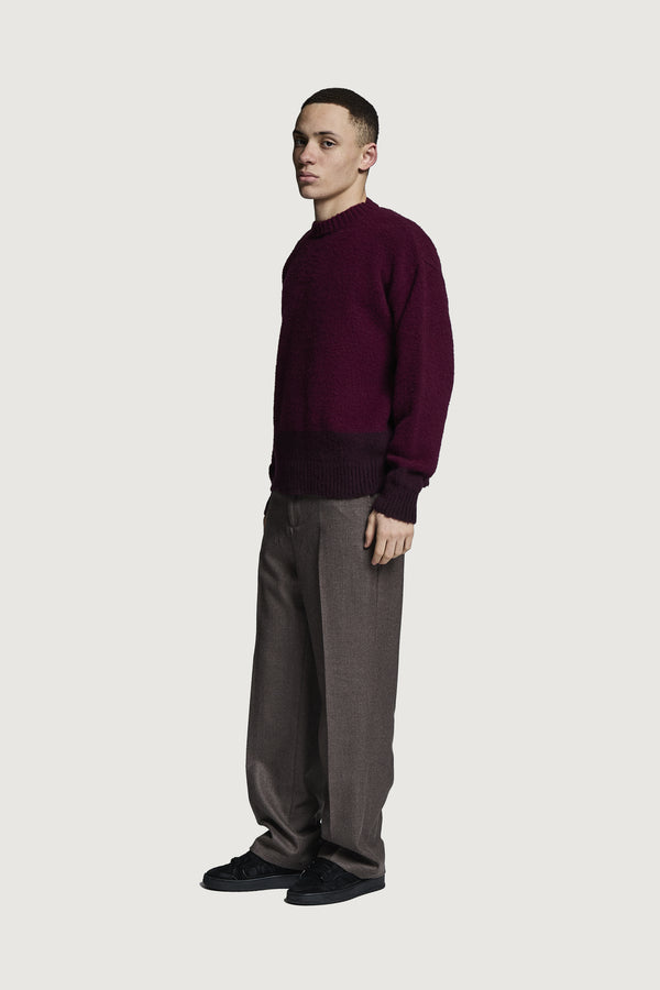 ASIA CREWNECK SWEATER AMARANTO