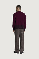 ASIA CREWNECK SWEATER AMARANTO