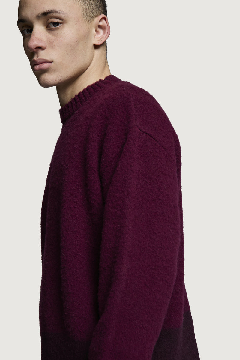 ASIA CREWNECK SWEATER AMARANTO