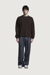 ORESTE CREWNECK SWEATER BROWN