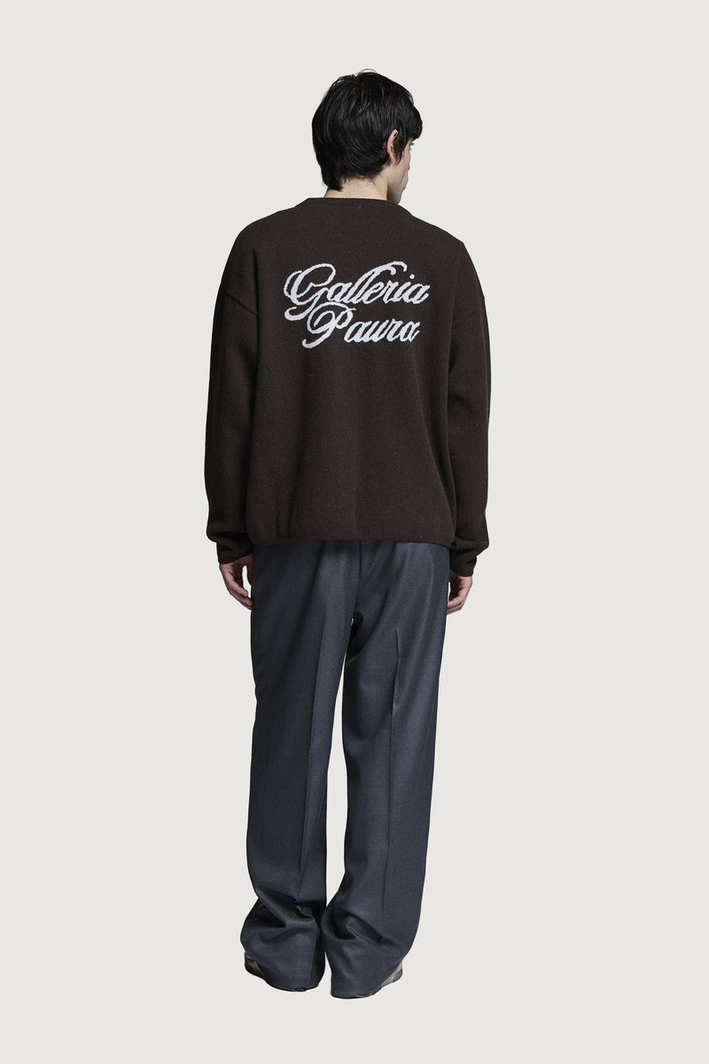 ORESTE CREWNECK SWEATER BROWN