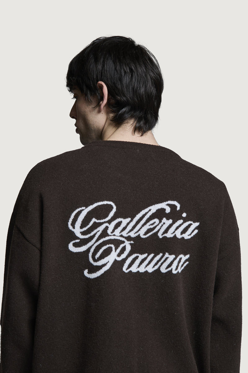 ORESTE CREWNECK SWEATER BROWN