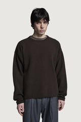 ORESTE CREWNECK SWEATER BROWN