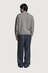 HOTAKA CREWNECK SWEATER DOVE GREY