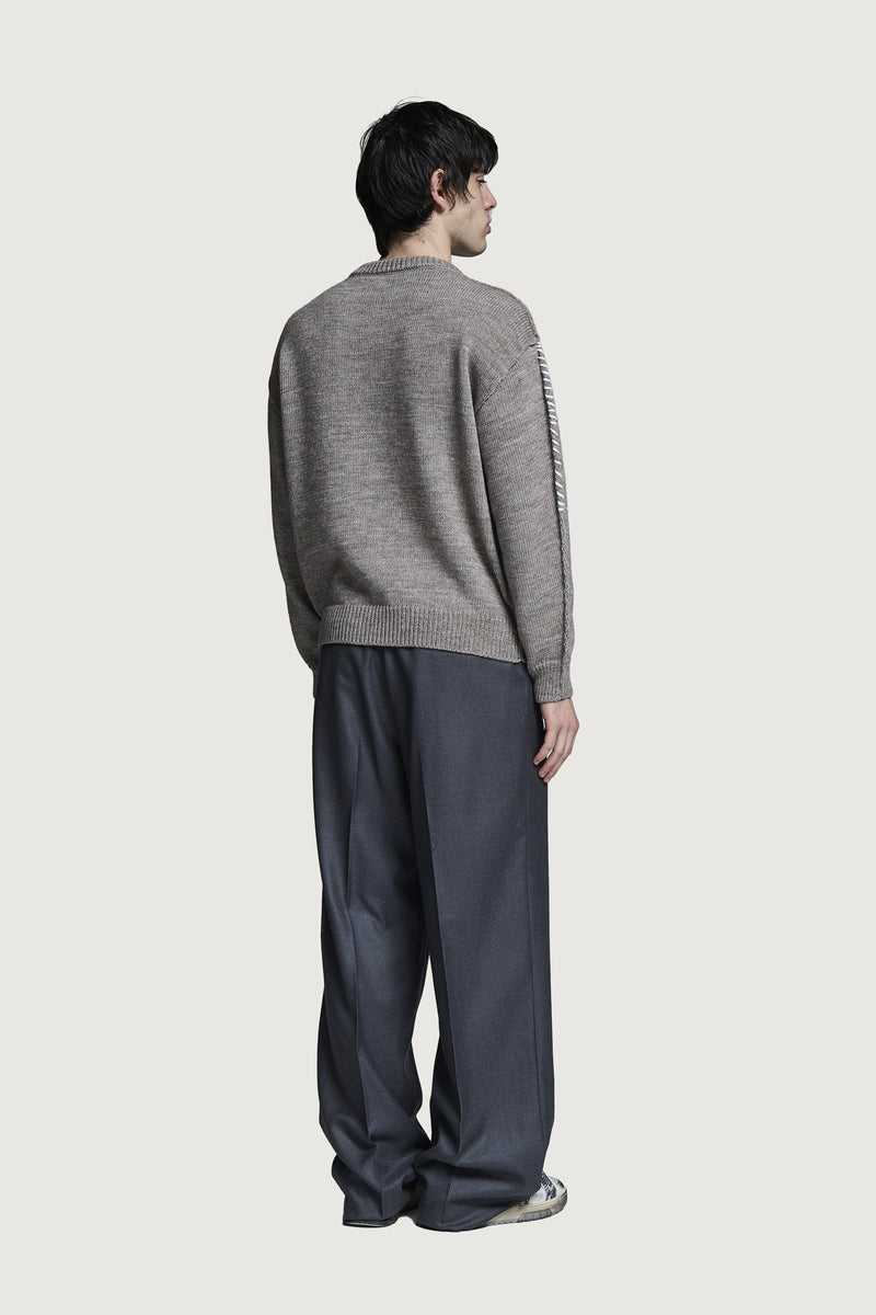 HOTAKA CREWNECK SWEATER DOVE GREY