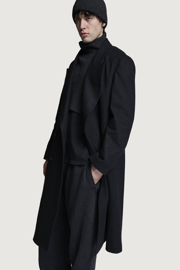 ENEA DOUBLEBREASTED COAT DARK GREY