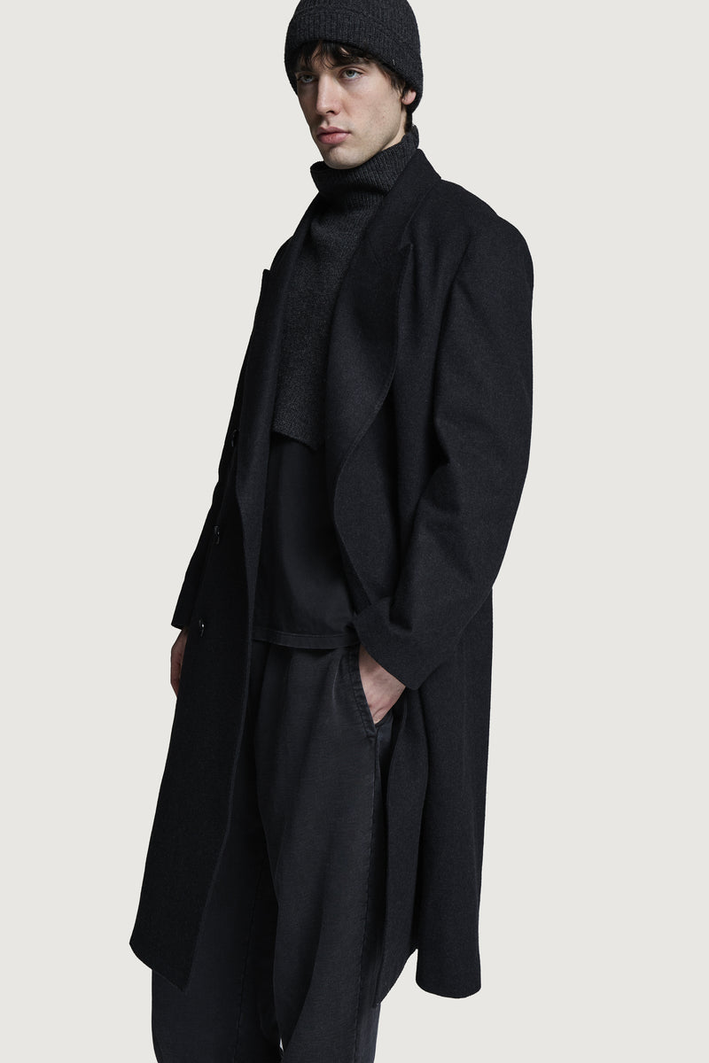 ENEA DOUBLEBREASTED COAT DARK GREY