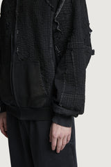 IDRIS FULL ZIP HOODIE BLACK