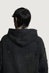IDRIS FULL ZIP HOODIE BLACK