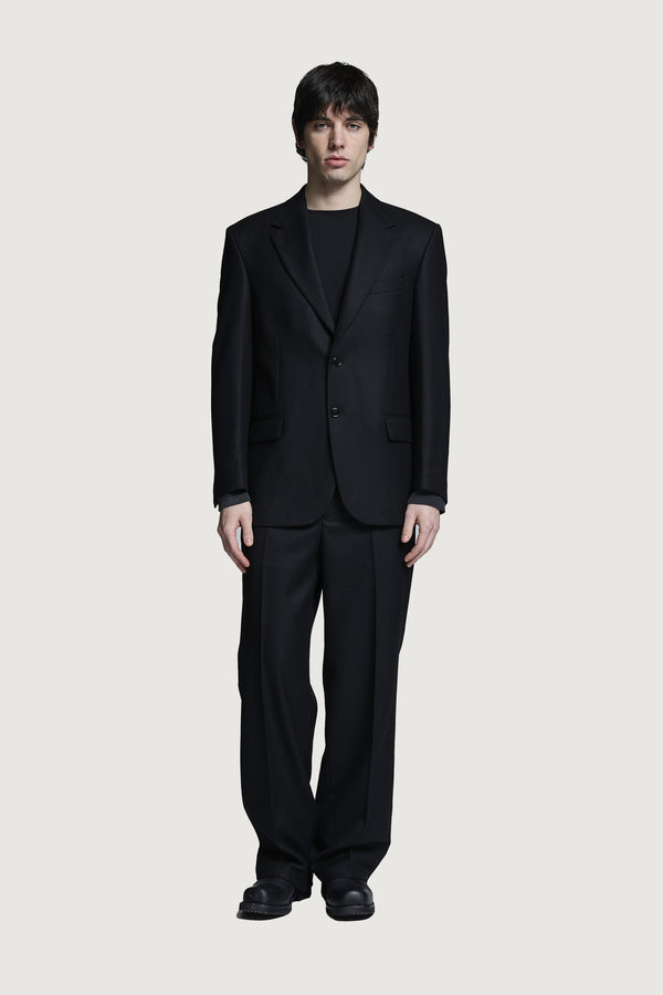 CREW SINGLEBREASTED SUIT JACKET BLACK