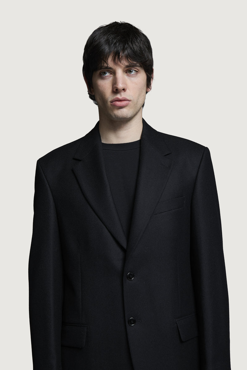 CREW SINGLEBREASTED SUIT JACKET BLACK