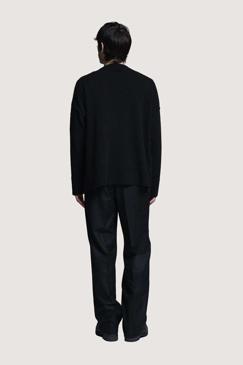 RICCIONE CREWNECK SWEATER BLACK