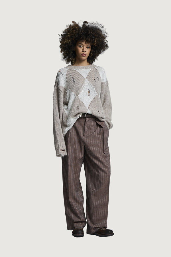 ORFEI CREWNECK SWEATER DOVE GREY