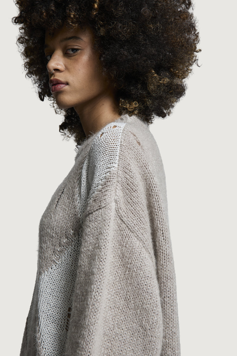 ORFEI CREWNECK SWEATER DOVE GREY