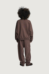 NADIR OVERSIZED CREWNECK BROWN