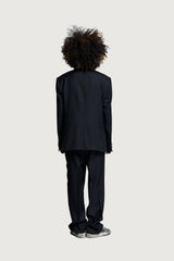 CASSEL DOUBLEBREASTED SUIT JACKET BLACK