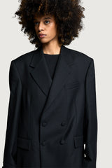 CASSEL DOUBLEBREASTED SUIT JACKET BLACK