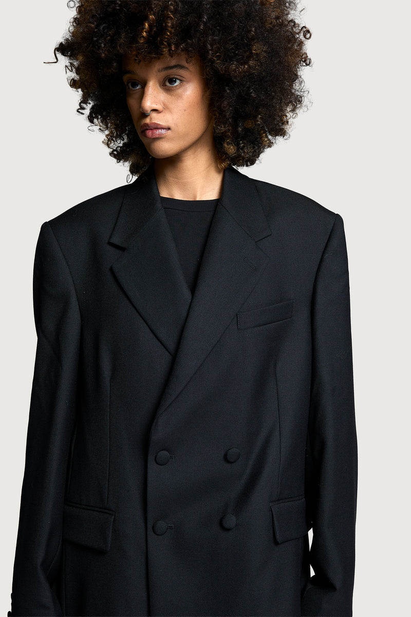 CASSEL DOUBLEBREASTED SUIT JACKET BLACK