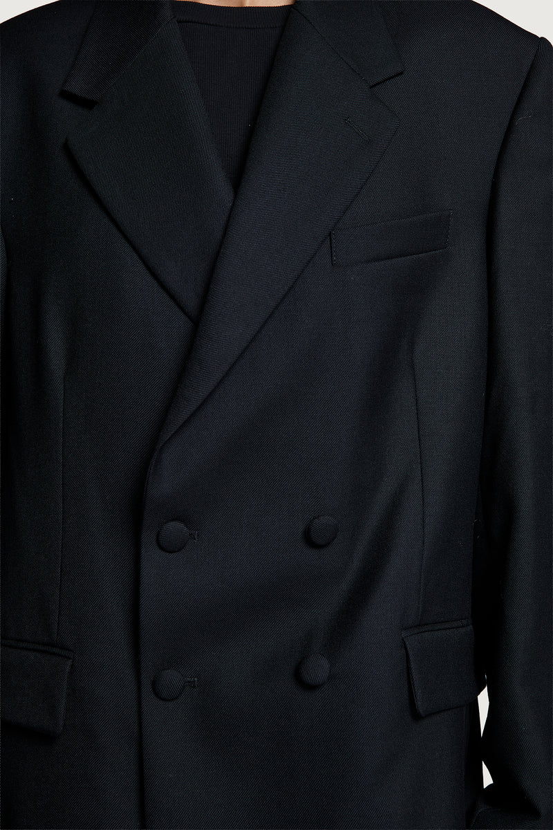CASSEL DOUBLEBREASTED SUIT JACKET BLACK