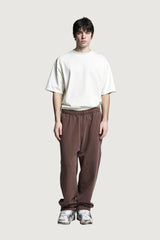 RASHA OVERSIZED SWEATPANTS BROWN