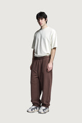 RASHA OVERSIZED SWEATPANTS BROWN