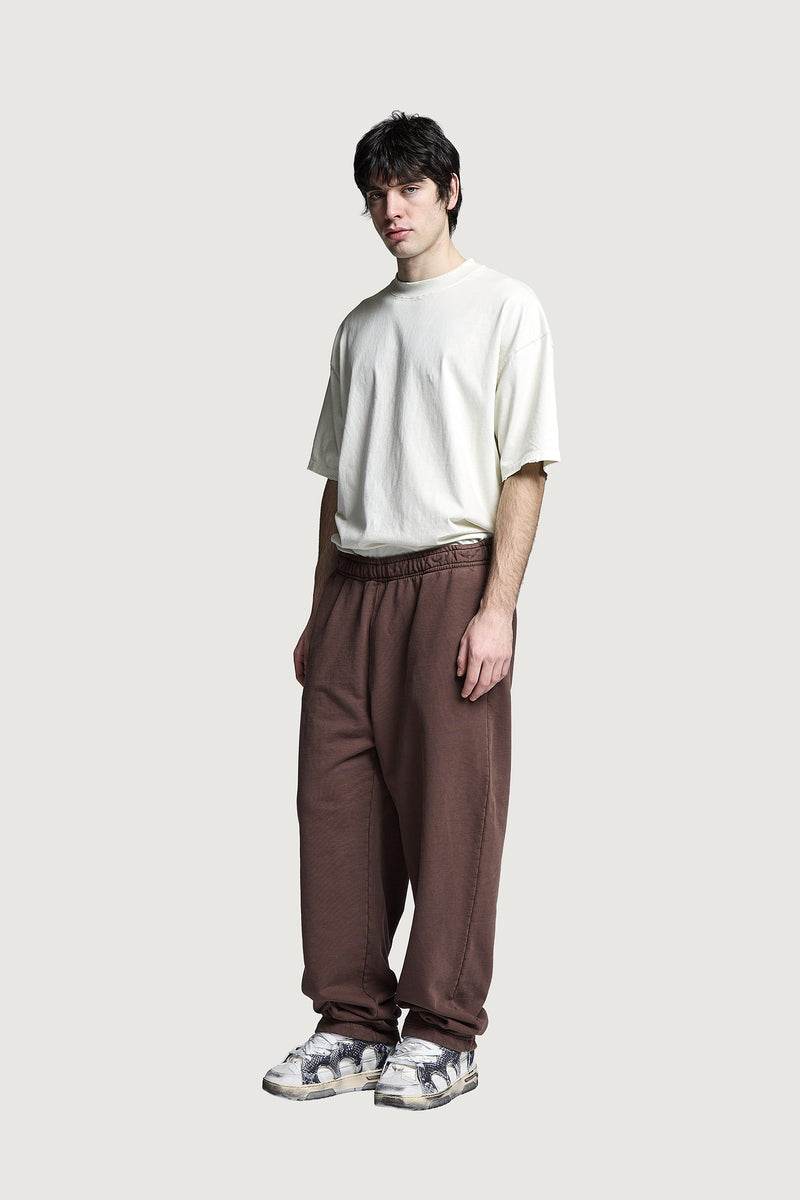 RASHA OVERSIZED SWEATPANTS BROWN