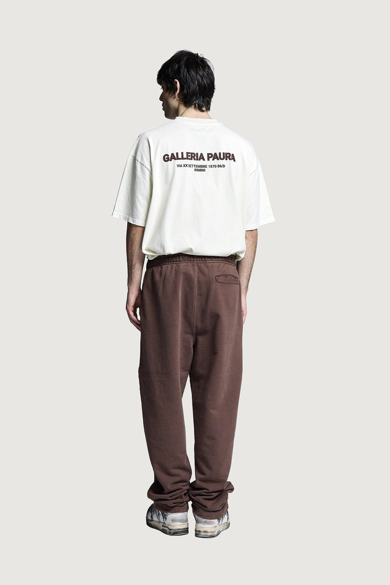 RASHA OVERSIZED SWEATPANTS BROWN