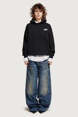 SANTI HOODIE PAURA TAG BLACK