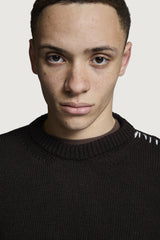 HOTAKA CREWNECK SWEATER CHOCOLATE