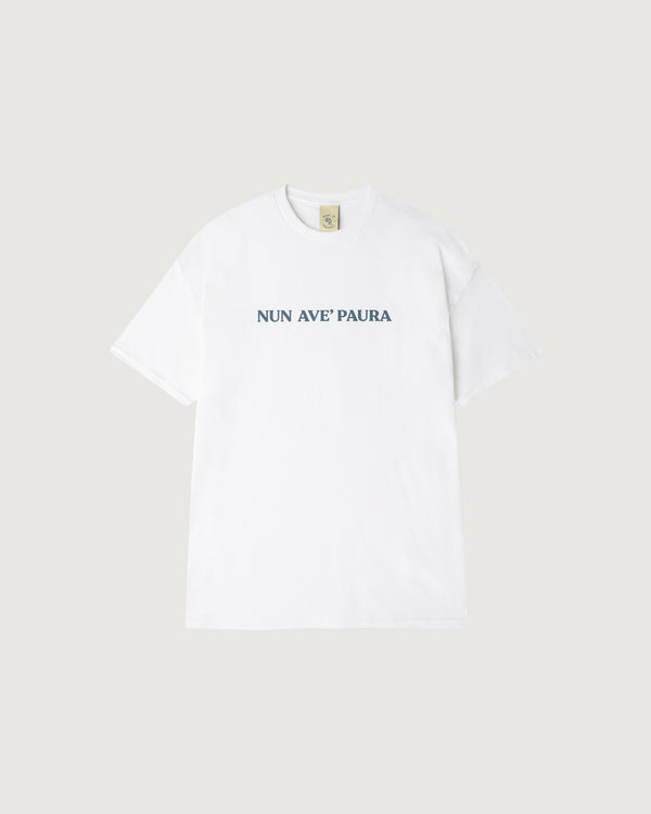 NUN AVE' PAURA REGULAR TEE - WHITE